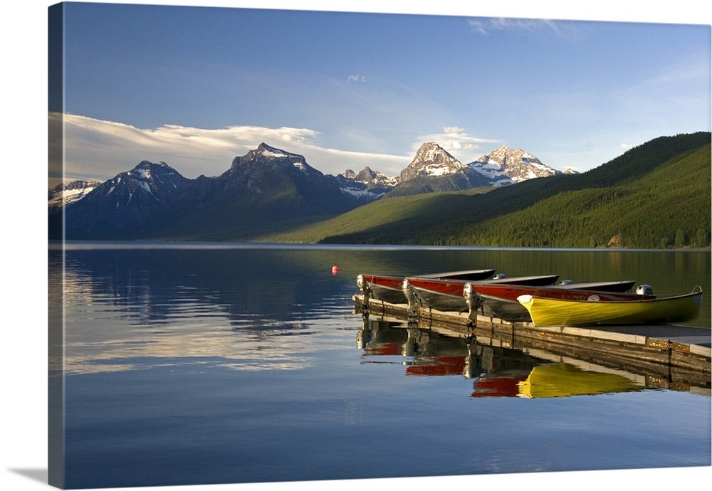 Lake McDonald is the largest lake in Glacier National Park, Montana ...