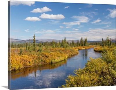 Landscape With Kanuti River, Dalton Highway, Alaska