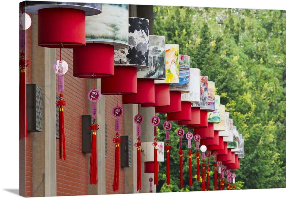 Lantern decoration during the Chinese Lantern Festival, Taipei, Taiwan