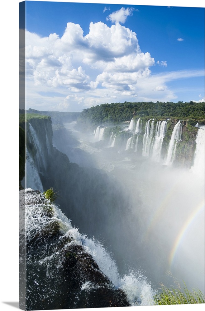 Largest waterfalls UNESCO World Heritage Site, Foz de Iguazu, Argentina.