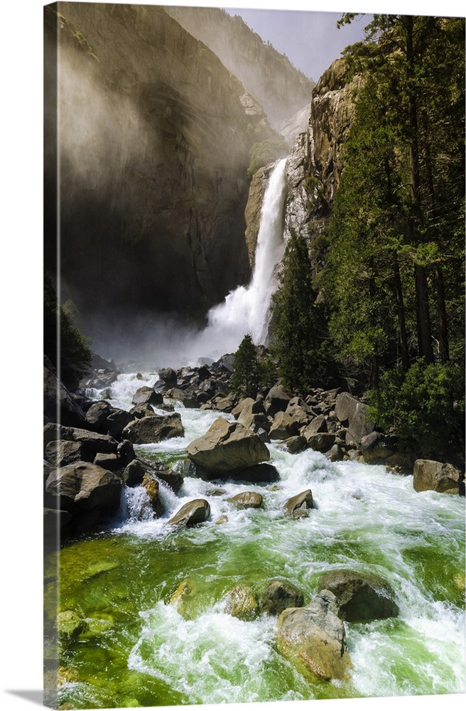 Lower Yosemite Falls,Yosemite National Park, California USA