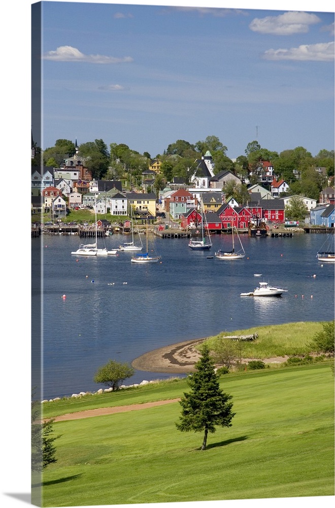 Lunenberg, Nova Scotia, Canada...canada, canadian, nova scotia, lunenberg, harbor, boats, village, fishing port, maritime