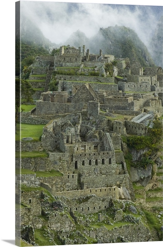 Machu Picchu, ruins of Inca city, Peru | Great Big Canvas