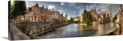 Main Canal In Bruges, Belgium