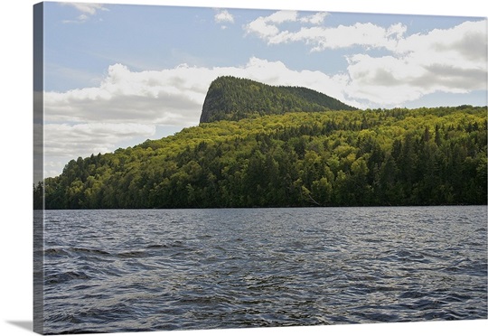 Maine. A view of Mount Kineo from a boat on Moosehead Lake Photo Canvas ...