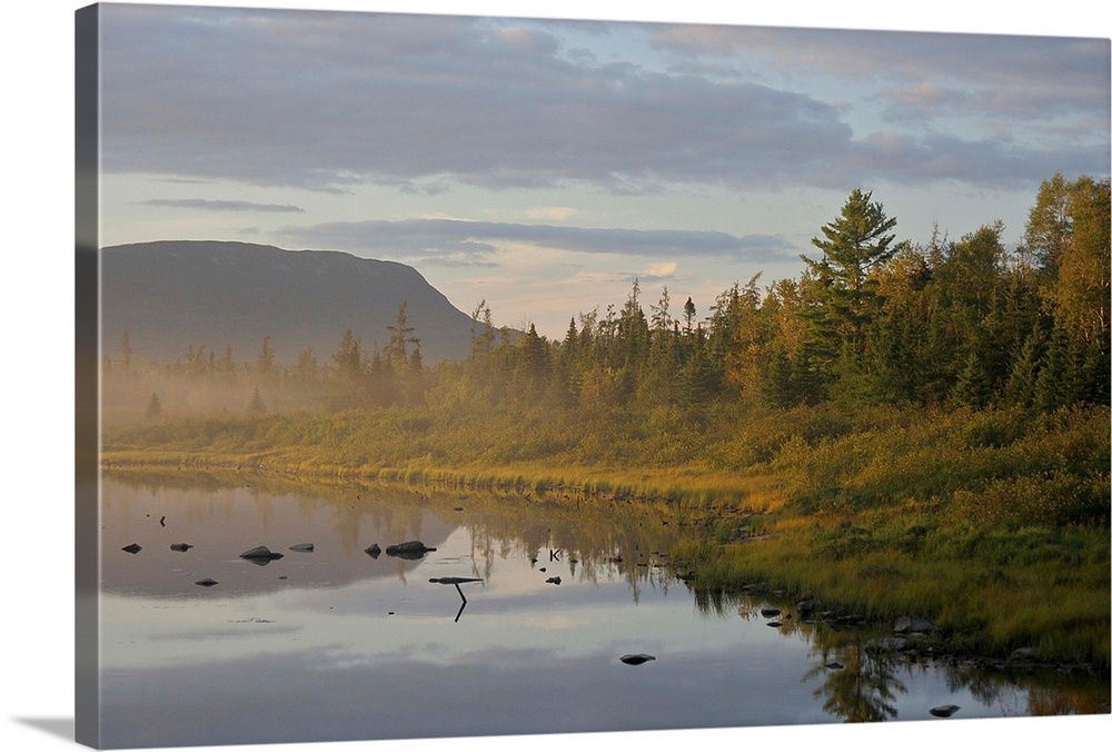 North America, United States, Maine, Kokadjo.  A serene pond near Moosehead Lake in the tiny town of Kokadjo