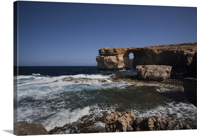 Malta, Gozo Island, Dwejra, Azure Window rock formation