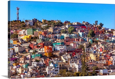 Many Colored Houses Guanajuato, Mexico