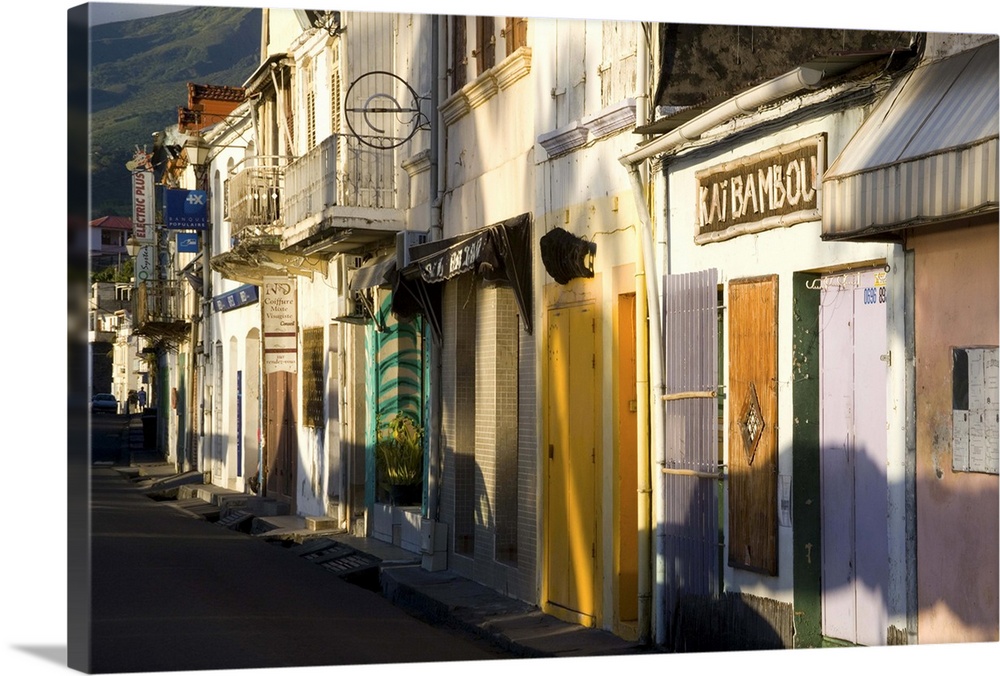 MARTINIQUE. French Antilles. West Indies. Street in St. Pierre.