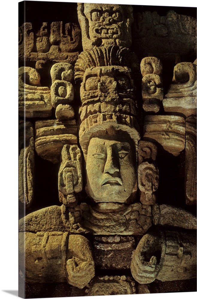 Maya, Honduras, Copan, Corn God.