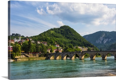 Mehmed Pasha Sokolovic Bridge On The Drina River, Visegrad, Bosnia
