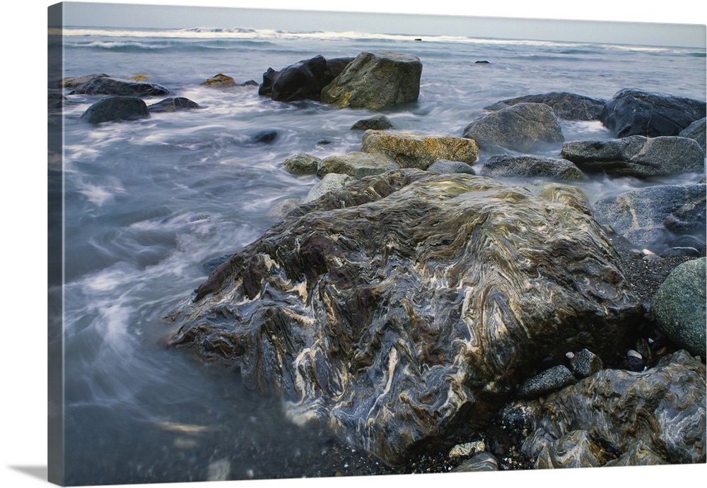 Metamorphic rocks, Yakutat Beach, Alaska