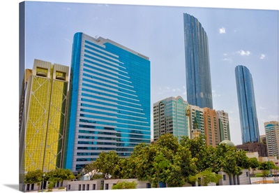 Modern High-Rise In Downtown, Abu Dhabi, United Arab Emirates