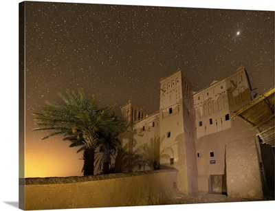 Morocco, Ouarzazate Province, Ait Ben Haddou, A UNESCO World Heritage Site, Stars