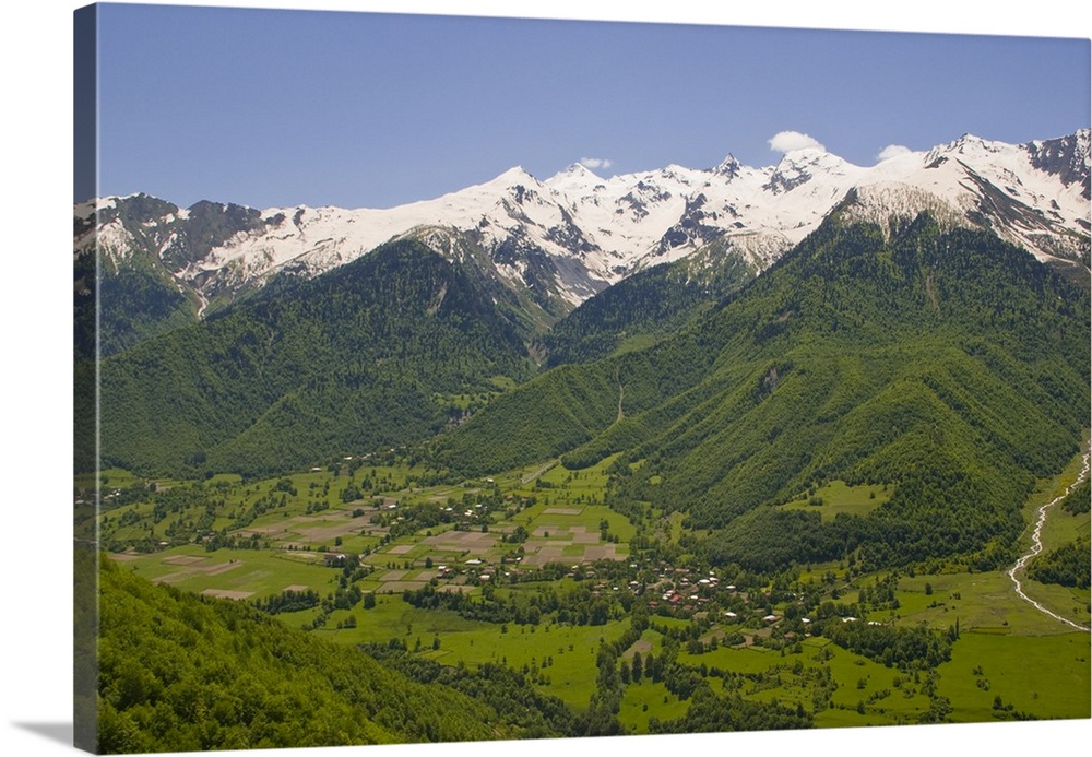 Mountain scenery of Svanetia, Georgia.