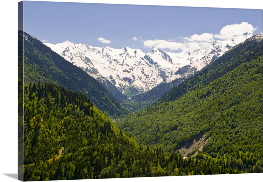 Mountain scenery of Svanetia, Georgia.