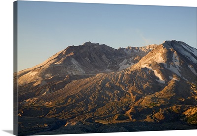 Mt. St. Helens crater with lava dome, view from Johnston Ridge