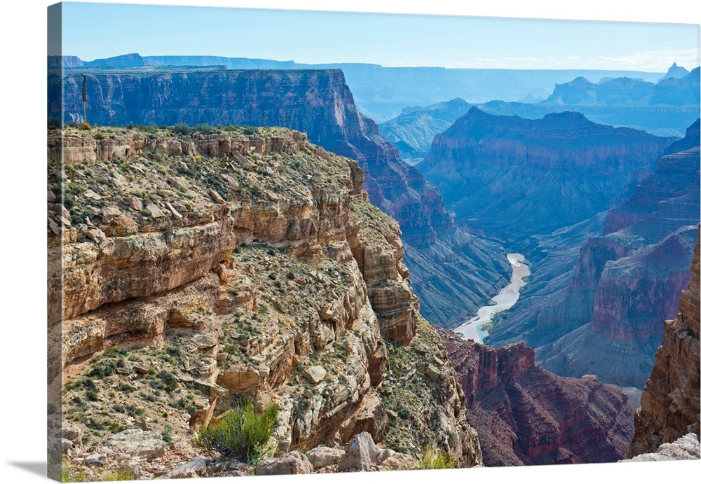 North America, USA, Arizona, Navajo Indian Reservation, Confluence, Colorado and Little Colorado Rivers, Marble Canyon.