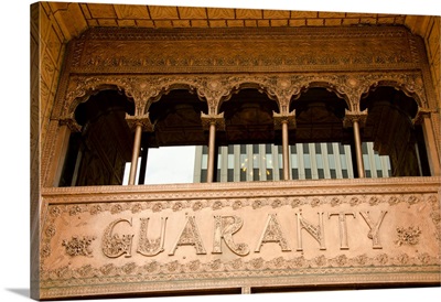 New York, Buffalo, Historic Guaranty Building, Sign Detail