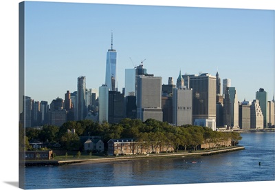 New York City, River View Of Manhattan
