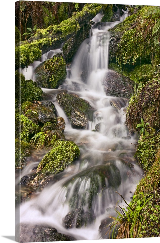 New Zealand, Glenorchy Small Falls.