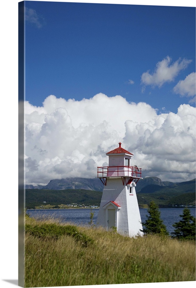 North America, Canada, Newfoundland and Labrador, Gros Morne National Park, Woody Point Lighthouse