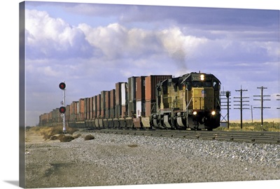 North America, United States, Freight train