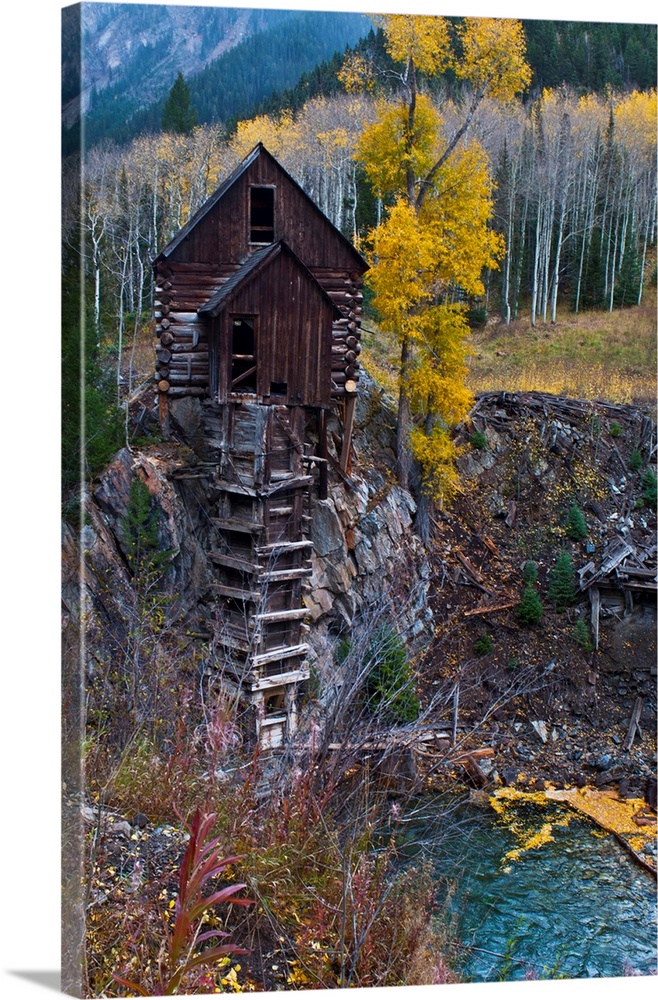 North America, USA, Colorado, Crystal, Scenic Historic Crystal Mill.