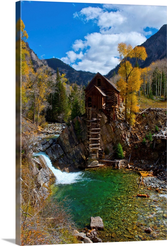 North America, USA, Colorado, Crystal, Scenic Historic Crystal Mill.