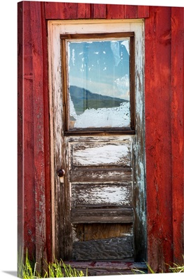 North America, USA, Idaho, Fairfield, Front Door on Old Country Store