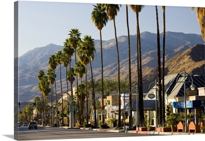 North Palm Canyon Drive in Palm Springs, California, USA