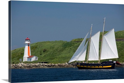 Nova Scotia, Halifax, George's Island and Lighthouse, Tourist pirate ship