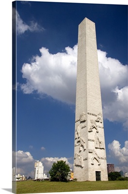 Obelisk monument to the Tenentes Revolt 1932 in Sao Paulo, Brazil