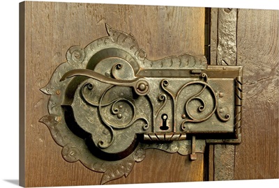Old door lock, Czech Republic, Ceske Krumlov