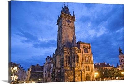 Old Town Hall and The Astronomical Clock, founded in 1338, Historical Center of Prague