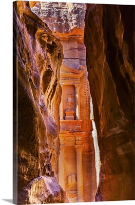 Outer Sig Yellow Treasury Morning Entrance Petra Jordan