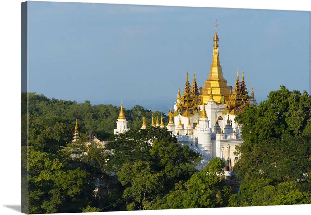 Pagoda on Sagaing Hill, Mandalay, Myanmar