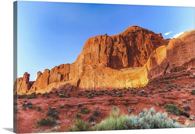Park Avenue Section, Arches National Park, Moab, Utah, USA, Classic Sandstone Walls