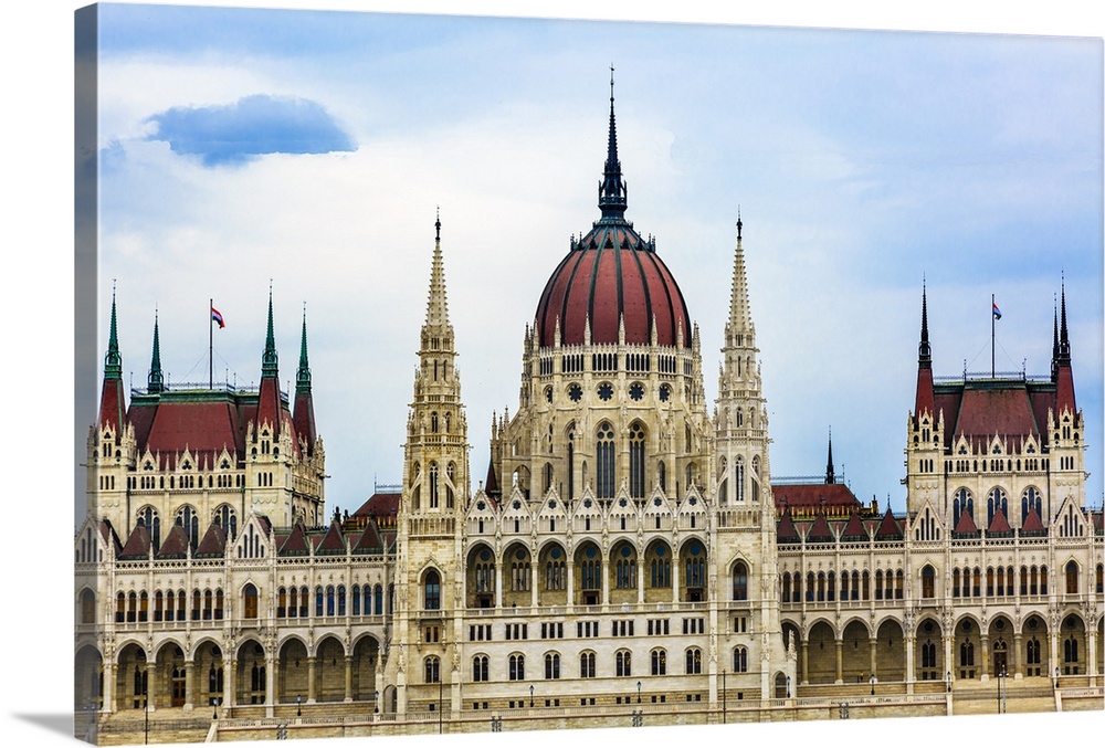 Parliament Building Budapest Hungary. Parliament Building built betwwn 1885 to 1904.