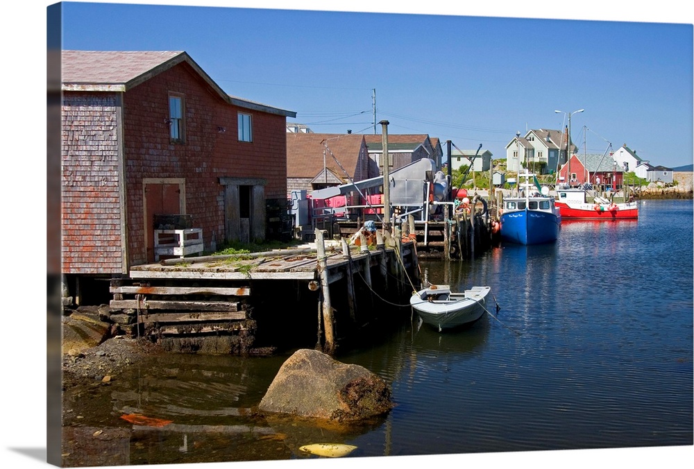 Peggy's Cove, Nova Scotia, Canada...canada, canadian, nova scotia, peggys cove, boats, harbor, port, dock, wharf, fishing ...