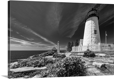 Pemaquid Point Lighthouse Near Bristol, Maine, USA