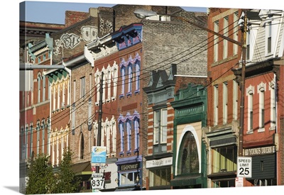 Pennsylvania, Pittsburgh, Southside Area, Buildings along East Carson Street