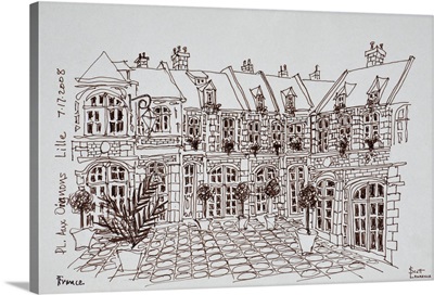 Place Aux Oignons, Old Town, Lille, France