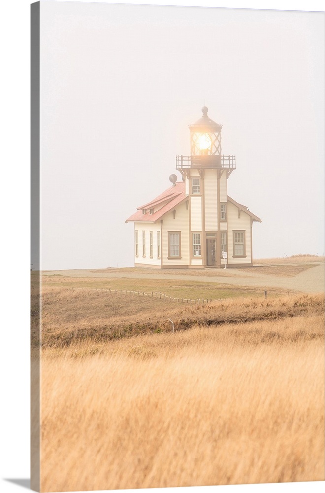 Point Cabrillo Lighthouse & Marine Preserve, near Mendocino Northern California Coast, USA