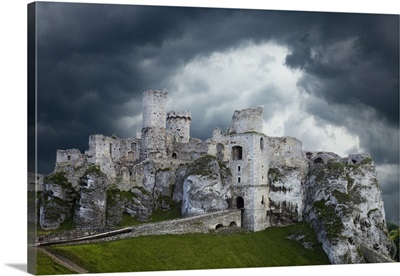 Poland, Composite of Ogrodzieniec Castle