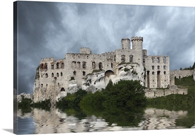 Poland, Composite of Ogrodzieniec Castle