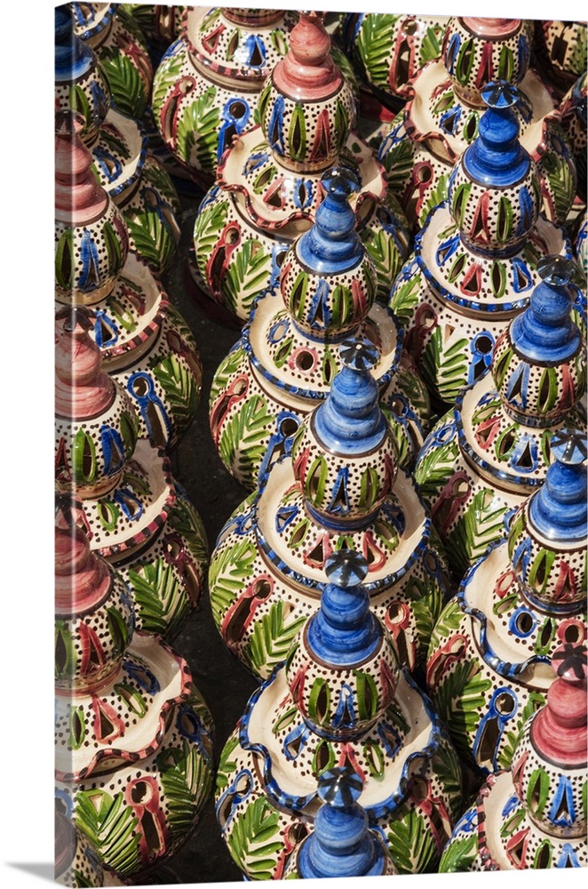 Pottery for sale, Tabarka, Tunisia, North Africa.