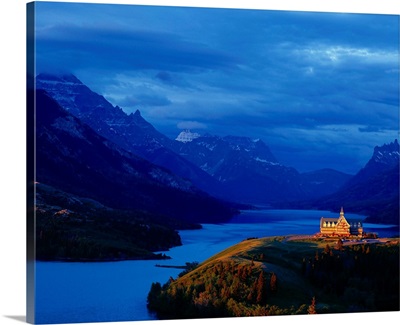 Prince of Wales Hotel in Wateron Lakes National Park in Alberta, Canada