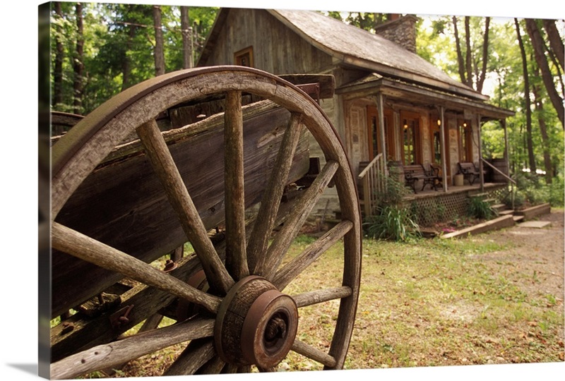 Quebec, Rigaud, Sucrerie de la Montaigne, Maple Sugar Shack, wagon
