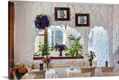 Restaurant Interior, Chora, Mykonos, Greece